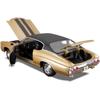 1971 Chevelle SS 454 Sport Gold Metallic with Black Top and Black Stripes Special Edition 1/18 Diecast Model Car 31890GLD view 3