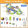 101PCS Magnetic Train Set with Electric Train, Track Fusion Train STEM Learning Race Track with Traffic Signs & Magnetic for Boys Girls Ages 5-14, Kids Toys, Birthday Gifts(Large). view 3