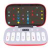 Diydeg Music Rhythm Game Machine, Electronic Reaction Button Game Machine with Music and Light, Travel Handheld Puzzle Games, Fast Press Push Games for 3-16 Year Old Children (Red) view 1
