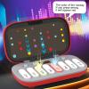 Diydeg Music Rhythm Game Machine, Electronic Reaction Button Game Machine with Music and Light, Travel Handheld Puzzle Games, Fast Press Push Games for 3-16 Year Old Children (Red) view 3