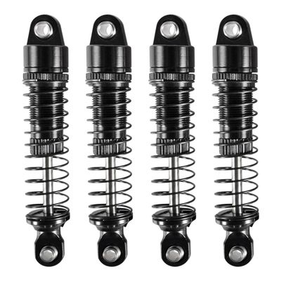 52mm Shock Absorber 4PCS Threaded Spring Damper Aluminum Alloy Front/Rear For 1/18 TRX4M RC Car Upgrades Parts