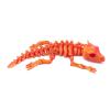 3-d Printed Animals 3-d Printed Stuff Skull Dragon Articulated for Home Office Executive Desk Decoration Surprise Fantasy Gifts-Red Gold view 1