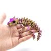 3-d Printed Animals 3-d Printed Stuff Skull Dragon Articulated for Home Office Executive Desk Decoration Surprise Fantasy Gifts-Red Gold view 3
