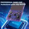 R40S PRO Handheld Game Console30000 in 1 3.5 inch IPS Screen Mini Retro Console 3800mAh Portable Pocket Arcade 12+ Mainstream Emulator 256G TF Card Transparent (Orange) view 2