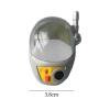 blloocod 1/6 Scale Astronaut Helmet for 12inch Action Figures, Miniature Space Toy Accessory for Dolls and Decor view 4