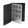 Mtlavishness New 120 Pockets 10 Pages World Storage Folder Album Money Collecting Holder Book Blue (Black) view 2