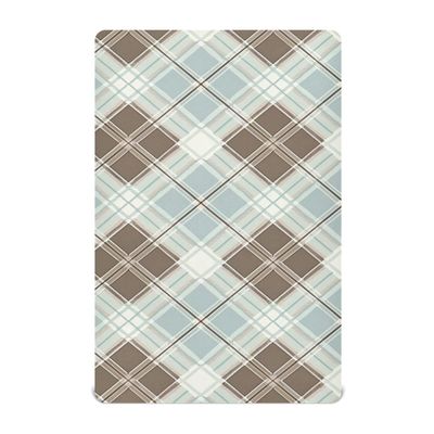 Grgvtei Crib Sheets for Boys Girls Fashionable Buffalo Plaid Soft & Breathable Standard Size Crib and Toddler Mattress, 39 x 27 in Playard Sheet
