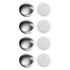 CHICIRIS DIY Badge Tool RustResistant Tinplate Plastic Base for Christmas Birthday Gifts 100 Sets Fund Raising Party Supplies (75MM badges 100 sets) view 1