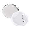 CHICIRIS DIY Badge Tool RustResistant Tinplate Plastic Base for Christmas Birthday Gifts 100 Sets Fund Raising Party Supplies (75MM badges 100 sets) view 2