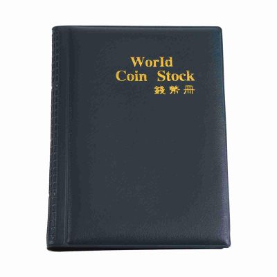 Mtlavishness New 120 Pockets 10 Pages World Storage Folder Album Money Collecting Holder Book Blue (Green)