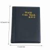 Mtlavishness New 120 Pockets 10 Pages World Storage Folder Album Money Collecting Holder Book Blue (Green) view 4