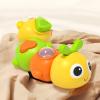 Caterpillar Toys - Cartoon Grasping Rattle, Sensory Developmental Kids Toy | Caterpillar Educational for Soothing Fine Motor Skills Girl Shower Children Birthday Use 6.3x3.15x2.17in view 2