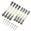 RC Models Parts For MN For D90 For MN-90 For MN99S For 1/12 RC Car Upgrade Parts Metal Pull Rod Stee Link Rod Pull Rod Base Servo Bracket Set view 2