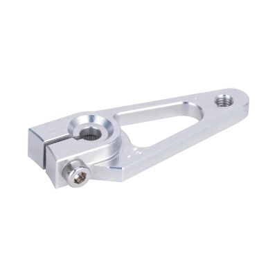 Compatible with Futaba Hitec Servo for SCX10 for Trx4 1/10 RC Car Parts 7075 Aluminum 25T Servo Horn M3 Spline Servo Arm 39mm RC Assortment(Silver A)
