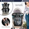 Bolaz Diaper Bag Backpack Tote Multifunction Baby Nappy Changing Bags Cheetah Leopard 3 Large with Stroller Straps Travel view 4