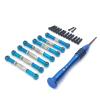 RC Car Upgrade Part For Wltoys 144002 144001 124016 124017 124018 124019 Metal Servo Pull Steering Linkage Rod Set RC Car Upgrade Repairs Parts(Blue) view 1