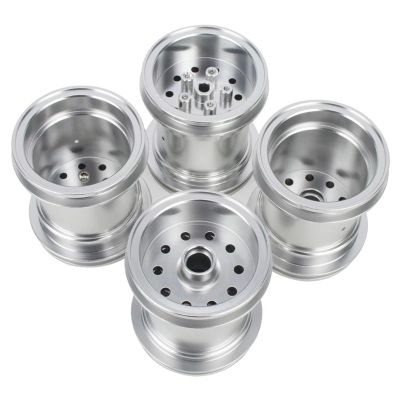Compatible with Tamiya CW-01 Lunchbox Midnight Pumpkin RC Car Upgrade Part Replacement Aluminum Front Rear Wheel Hub Rims RC Assortment