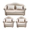 1:12 Dollhouses Miniature Couch Set of 3 Pretend Playing for and Collectors Display Scene Comfortable Furniture view 1