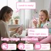 2026 Upgraded Video Walkie Talkies for Kids, Video Intercom Featuring with Camera, Video Voice Chat, Emoji Messaging, Voice-Changing Modes, for Children Boys & Girls, 2 Pack (Pink) view 3