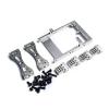 RC Car Upgrade Part For WPL C14 C24 B14 B24 1/16 Metal Servo Mount Bracket Beam Crossbeam Shock Mount Accessories RC Car Kit Repair Replacement(Silver) view 1