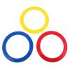 Beaupretty 3pcs Acrobatic Hand Tossing Rings Circus Juggling Props Lightweight Balance for Smooth Throws and Catches Versatile Circus and Acrobatic Performance Accessories view 1