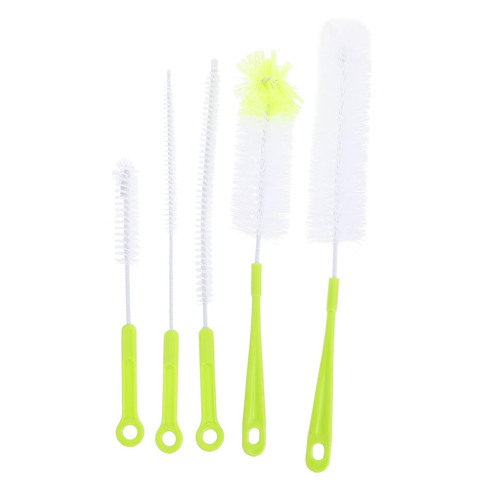 5pcs Long Handle Bottle Brush Cleaning Tool for Milk Bottles