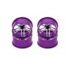 4Pcs Middle Diameter Lightweight Wheels For Tamiya MINI 4WD Colored Wheel Aluminum Alloy confident(PURPLE) view 1