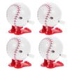 Beaupretty 4Pcs Wind-up Clockwork Sports Balls Energy-Saving Jumping Baseball with Smooth Edges Safe and Playthings for Party Favors Classroom Rewards and Festive Fun view 1