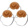 Beaupretty 3pcs Poop Headgear Funny Party Hat Prop Simulation Poop Headdress Prank Accessory for Holiday Photo Booths and Costume Parties view 1