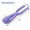 5 Pack Snowball Maker - Snowball Fight Set Snow Ball Clips Outdoor Winter Toys - Snow Toys & Beach Toys for Kids view 3