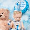 Beaupretty Birthday Hat Felt Party Headwear Lightweight Photo Prop Blue for Boys Celebration view 3