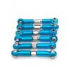 Bloepum 12Pcs Adjustable Metal Linkage Pull Rod Front/Rear Servo Link for A949 A959 A969 A979 K929 RC Car view 3