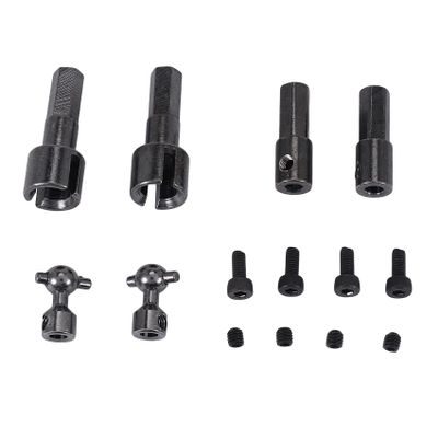 Bloepum Metal Front & Rear Axle Drive Shaft CVD Set for C14 C24 C34 B14 B24 B36 MN D90 MN99S RC Car Upgrade Parts