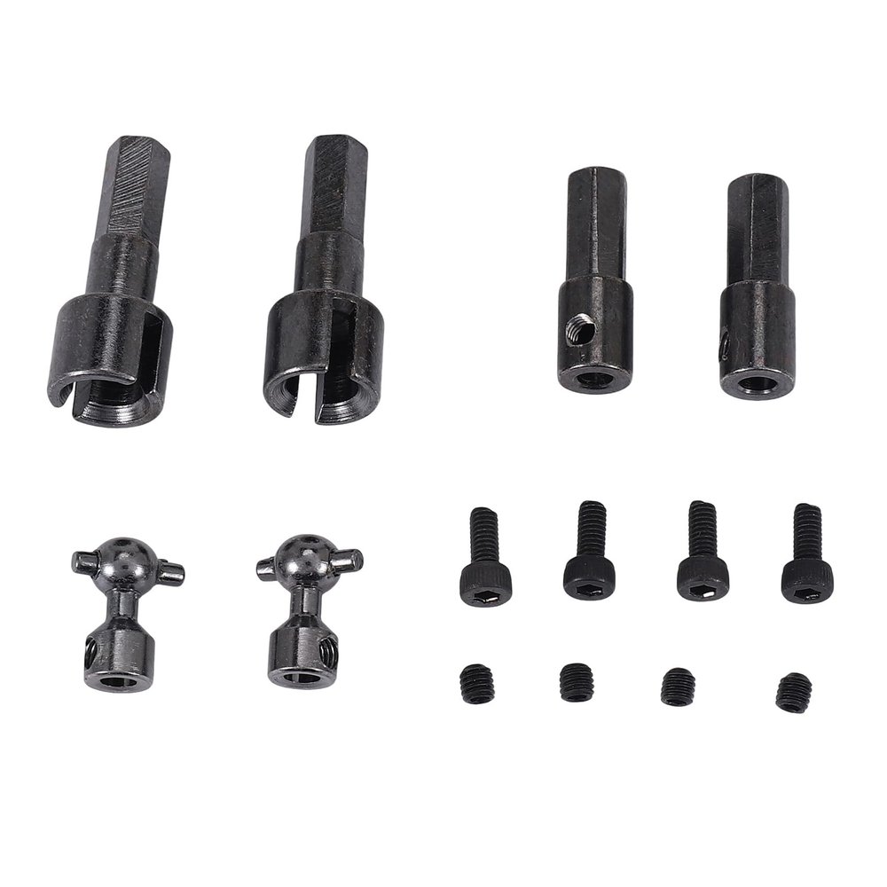 Bloepum Metal Front & Rear Axle Drive Shaft CVD Set for C14 C24 C34 B14 B24 B36 MN D90 MN99S RC Car Upgrade Parts