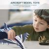 2pcs USB Charged Electric Glider Plane with Lights for Outdoor Play Easy Assembly Fast Charging Foam Airplane Model for Boys view 4