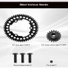Hardened Steel 54T Spur Gear 1 Mod and 18T Motor Pinion Compatible with Traxxas 1/5 X-Maxx 1/7 XO-1 1/10 Maxx 1/10 E-REVO 2.0 VXL, Replace 6449 view 3