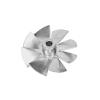 Small Axial Fan Aluminum High Temperature Cooling Fan Blade Metal Vane Small DIY Tools 70mm Diameter 6mm Shaft(4mm Shaft) view 1