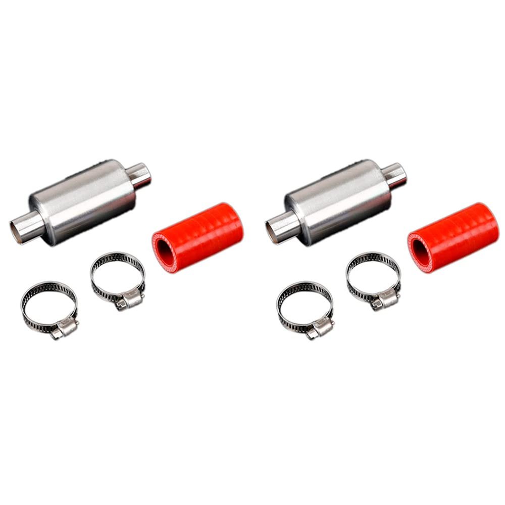 Bloepum 2X New Exhaust Tuned Pipe Muffler for 1/5 KM Rovan Baja 5B 5T 5SC 5SS RC Boat Parts RC Boat Muffler