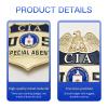 Cosplay Badge - Enameled Nickel-Brass with Catch ClosureElegant Gift Box.(Style5) view 4