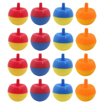 HOOTNEE 50Pcs Plastic Gyro for Educational Hand-Spun Tops with Smooth Edges Random Colors Creative Sensory for Birthday and Skill Development Random Color