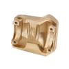 2PCS 59g Brass Front Rear Differential Axle Cover Compatible with Automotive Motorcycle Parts for 1 10 RC Crawler view 4