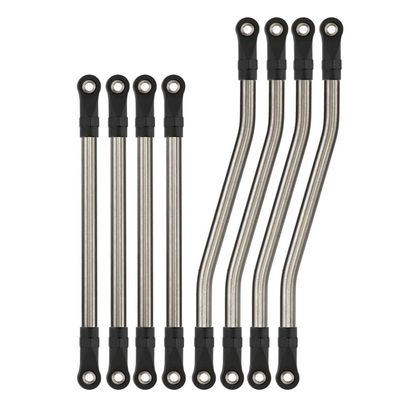 8pcs Set Metal Steel Link Plastic Rod End 1.9 UTB AXI03004 Compatible with Automotive Motorcycle Parts