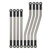 8pcs Set Metal Steel Link Plastic Rod End 1.9 UTB AXI03004 Compatible with Automotive Motorcycle Parts view 1