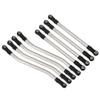 8pcs Set Metal Steel Link Plastic Rod End 1.9 UTB AXI03004 Compatible with Automotive Motorcycle Parts view 3
