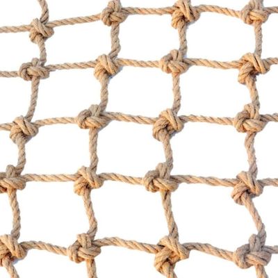 Climbing Net Natrual Jute Climbing Rope for Kids Balcony Indoor Safety Net Stair Ramp Protection Netting Sturdy Separation Netting Retro Garden Decoration