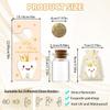 Wooden Tooth Fairy Door Hanger Sign with Keepsake Bottle Coins Pouch, Tooth Fairy Tooth Holder Encouraging Gift for Lost Teeth Boy Girl(Gold) view 3