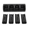 Estink Remote Controller Charger Station, Charge 4 Controllers Simultaneously with 4x2800mAh Rechargeable Batteries, for Remote Controllers (Black) view 1