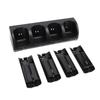 Estink Remote Controller Charger Station, Charge 4 Controllers Simultaneously with 4x2800mAh Rechargeable Batteries, for Remote Controllers (Black) view 3