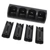 Estink Remote Controller Charger Station, Charge 4 Controllers Simultaneously with 4x2800mAh Rechargeable Batteries, for Remote Controllers (Black) view 4