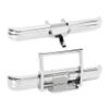 Aluminum Front Rear Bumper 1 10 Scale Chrome Compatible with Automotive Motorcycle Parts FMS FCX10 K5(Both) view 1